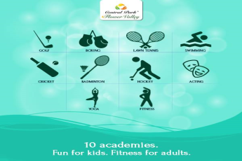 Sports Academies where you can join to get fit and healthy at Central Park Flower Valley
